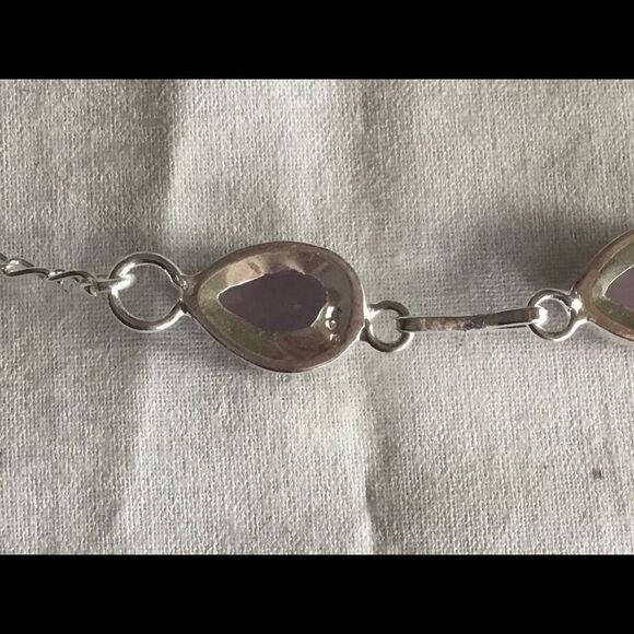 NWOT Sterling Silver Rose Quartz Adj. Necklace - Picture 11 of 12